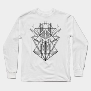 modern geometric Long Sleeve T-Shirt